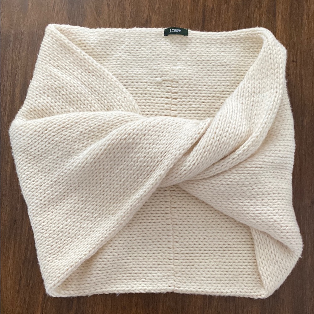 J. Crew Women's Cream Neck Scarf